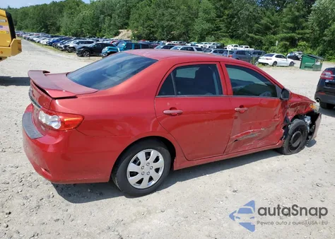 2012 Toyota Corolla Base from USA, damaged, VIN 2T1BU4EE8CC885891